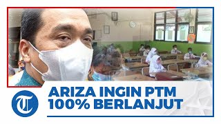 Ariza Ingin Sekolah Tatap Muka dengan Kapasitas Kelas 100 Persen Terus Berlanjut di DKI Jakarta [upl. by Akiemaj]