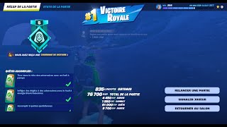 Top 1 Fortnite Battle Royale Unranked No Build Gameplay Replay Perséphone [upl. by Aeriel663]