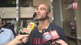 Braves Markakis on Astros Every single guy over there needs a beating [upl. by Costa]