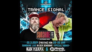 Sunshine Live quotTrance Signalquot 2024 special show with Alex MORPH amp Woody van Eyden [upl. by Esiuole]