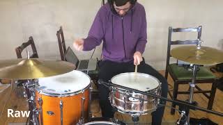 Recording drums with one SM57 [upl. by Englis]