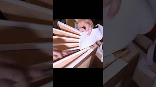 I build the bellows of my homemade portative Pipe Organ shorts [upl. by Ahsai]