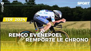 Remco Evenepoel remporte le chrono et décroche sa première victoire sur le Tour de France  Résumé [upl. by Gaye]