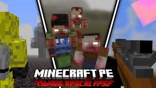 Best Zombie Apocalypse Addons For MCPE 120 [upl. by Mokas]