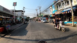 Kanchanaburi English Street Nightlife at 1100 4K [upl. by Esiouqrut]