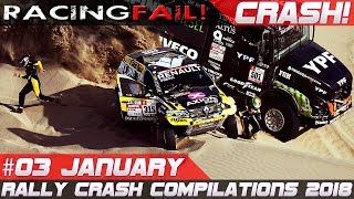 Dakar 2018 Special Week 3 Rally Crash Compilation  RACINGFAIL [upl. by Suedama534]