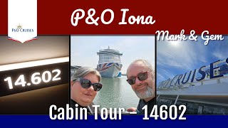 PampO Iona Cabin Tour  14602 [upl. by Ihsoyim]