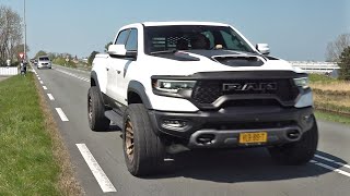 Dodge RAM 1500 TRX 62L Supercharged Hemi V8  Drag Races Exhaust Sounds amp Accelerations [upl. by Daiz]