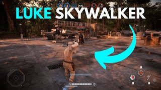 Star Wars Battlefront 2 How to Luke Skywalker [upl. by Oribella]