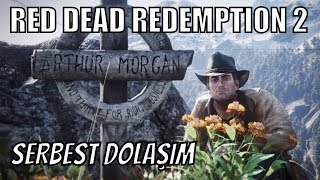 ARTHUR MORGANIN MEZARI  RED DEAD REDEMPTION 2 SERBEST TAKILMA [upl. by Aihsemak103]