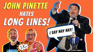 🤣JOHN PINETTE 🤬 HATES LONG LINES 😆 I SAY NAY NAY Pt 6 of 6 First Time Watching reaction funny [upl. by Eelrak]