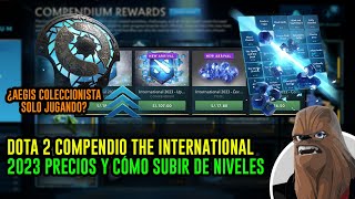 DOTA 2 COMPENDIO THE INTERNATIONAL 2023 PRECIOS Y CÓMO SUBIR DE NIVELES [upl. by Bucher]