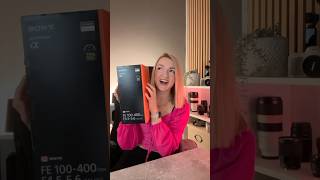 Sony Alpha 100400 GM Unboxing photographer [upl. by Mendoza]