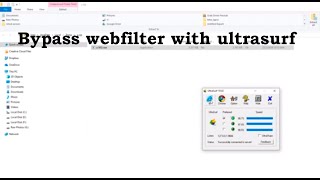 Ultrasurf bypass web filter [upl. by Weatherby]