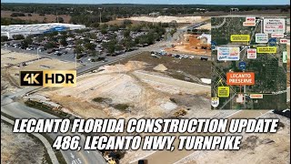 Citrus County Florida construction update 486 Lecanto Highway Turnpike [upl. by Des]