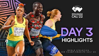 Day 3 Highlights  World Athletics U20 Championships Cali 2022 [upl. by Demeyer]