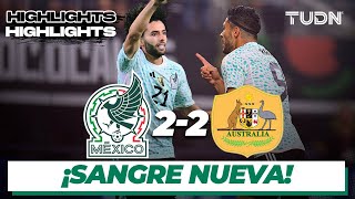 México 22 Australia  HIGHLIGHTS  Amistoso Internacional 2023  TUDN [upl. by Moishe]