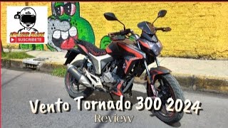 Vento Tornado 300  Nueva moto del canal  Review vento tornado300 motovlog 🏍 [upl. by Camellia84]