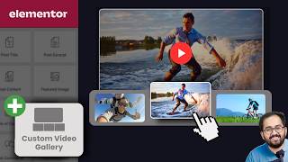 Elementor  Custom Video Galley No Plugins [upl. by Nalla]