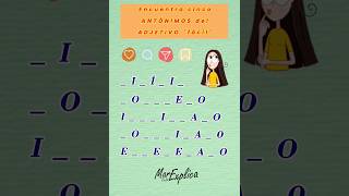 🤔 Encuentra cinco ANTÓNIMOS del ADJETIVO quotfácilquot lenguaespañola vocabulario eso bachillerato [upl. by Lehsreh]