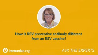 How is RSV preventive antibody different from an RSV vaccine [upl. by Ennair989]