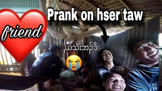 Prank on hser taw so funny 🤣🤣🤣💗 [upl. by Drawets]