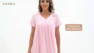 Womens Nightshirts Sleepwear [upl. by Werd]