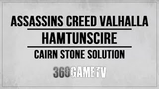 Assassins Creed Valhalla Hamtunscire Cairn Stone Solution  Heald Tor Cairn Stone Puzzle [upl. by Nedac]