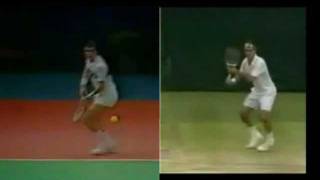 Borg Lendl Federer  Forehands Evolution [upl. by Kano]