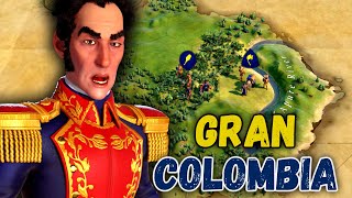 EARLY Gran Colombia Domination on DEITY [upl. by Beeson]