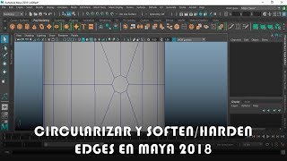 Circularizar vértices en Maya 2018 [upl. by Aneleasor]