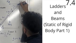 Edexcel A Level Maths 74 Ladders and Beams Statics of Rigid Bodies Part 1 [upl. by Fanny856]