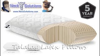 Latex Pillows  Natural Talalay Latex Pillow [upl. by Hnamik]