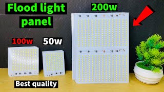 Flood light led panel 50w100w or 200w New stock available  Flood light Electronicsproject99 [upl. by Naenaj]