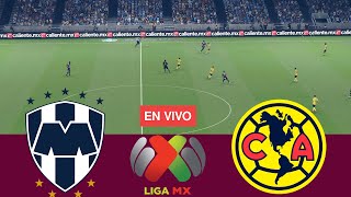 EN VIVO Monterrey vs América Final Liga MX 2024 Apertura Partido Completo  Simulación Videojuego [upl. by Vince]