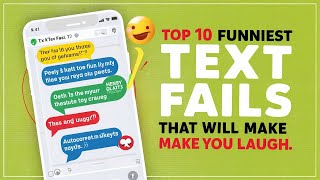 Top 10 Funniest Text Fails That Will Make You Laugh [upl. by Hnao]