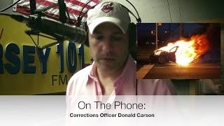 Hero Corrections Officer saves life from burning car [upl. by Bulley]