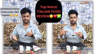 Top Notch ITALIAN FOOD UNDER 150👍😘unlimited Italian food😮😋❤️sandwich shawarma roll pasta roll [upl. by Nittirb]