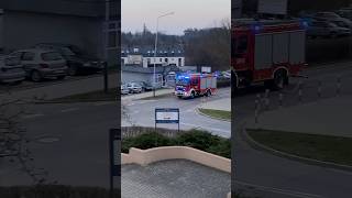 ALARMOWO‼️OSP Murowana Goślina 🚨🚒 shortsvideo shots video firefighter alarmowo strażpożarna [upl. by Rissa]