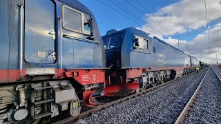 LKAB Iron Ore train in Kiruna Sweden [upl. by Raji914]