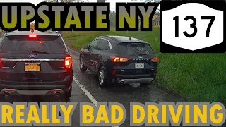 Really Bad Driving in Upstate New York 137 [upl. by Eriuqs230]