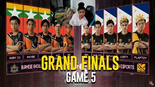 GAME 5 M2 GRAND FINALS  BREN vs BURMESE GHOULS [upl. by Alene]