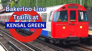 1972 stock Bakerloo line trains at Kensal Green station [upl. by Airehtfele17]