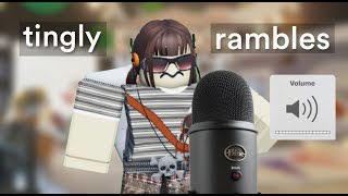 roblox asmr tingly whisper ramble 💬 [upl. by Fineman]