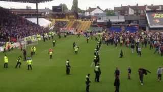 Watford vs Leicester City Pitch Invasion 120513 [upl. by Alpheus]