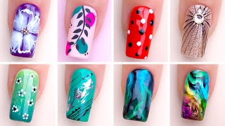 14 Easy Nails Art At Home for Beginners  Olad Beauty [upl. by Sacci]