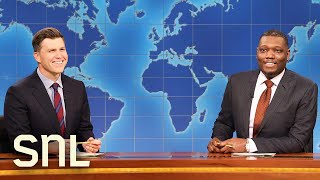 Weekend Update Christmas Joke Swap 2023  SNL [upl. by Issie]