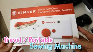 Singer Handheld Sewing Machine from Lidl  Unboxing and Demo  KC Mum Life [upl. by Marolda]