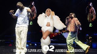 Davido Mayorkun Kamo Mphela Live At O2 Arena London 2024  Betty Butter Dalie Video Performances [upl. by Lhadnek]