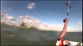 Kitesurfing learning how to jump lesson with Lewis Crathern [upl. by Eldreda]